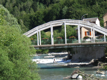 La vue dans notre location dans le champsaur